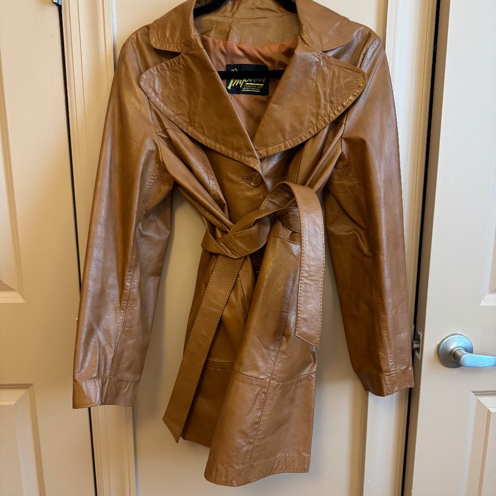 VTG Imperial Real Leather & Sportswear Jacket Fully Lined | Size 8P